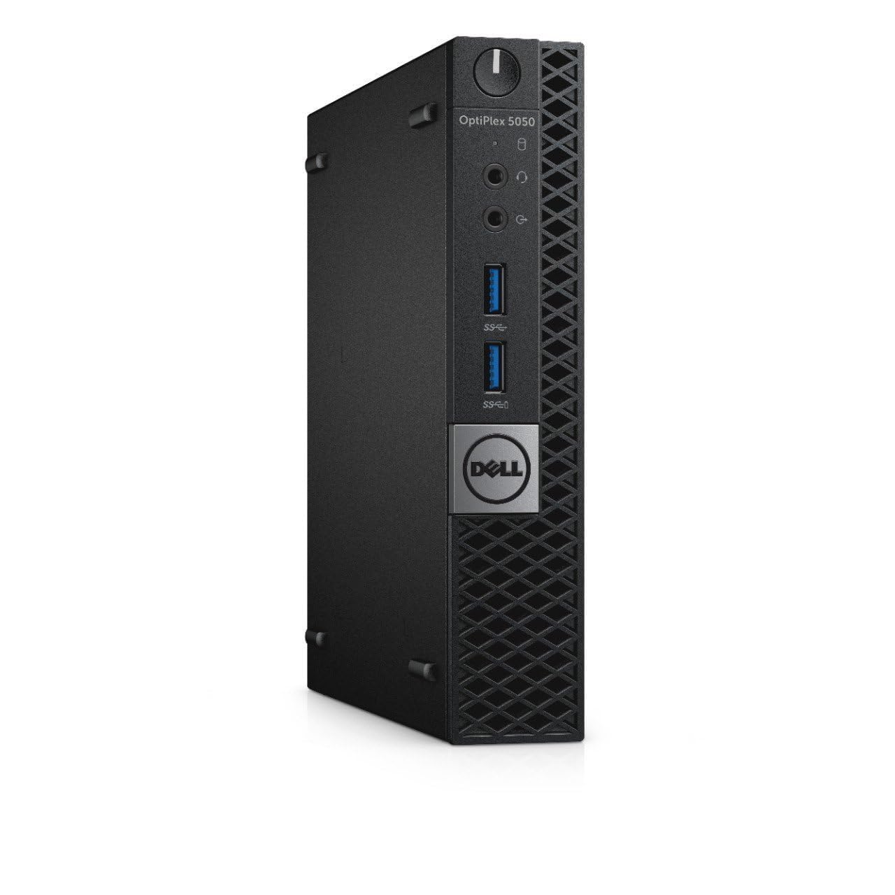 Dell Optiplex 5050 Mini PC with 24-inch monitor, Intel Core i5-6500, 8 GB RAM, 256 GB SSD, US QWERTY keyboard, WLAN, Bluetooth, Windows 11 Pro (refurbished)