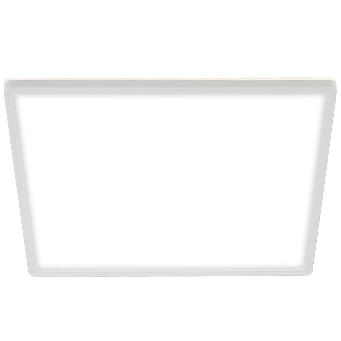 BRILONER - LED ceiling lamp with indirect light, 3 cm flat, light neutral white, lamp, ceiling light, living room lamp, LED panel, kitchen lamp, ceiling lighting, bedroom lamp, 42x42x3 cm, white - 7158-416
