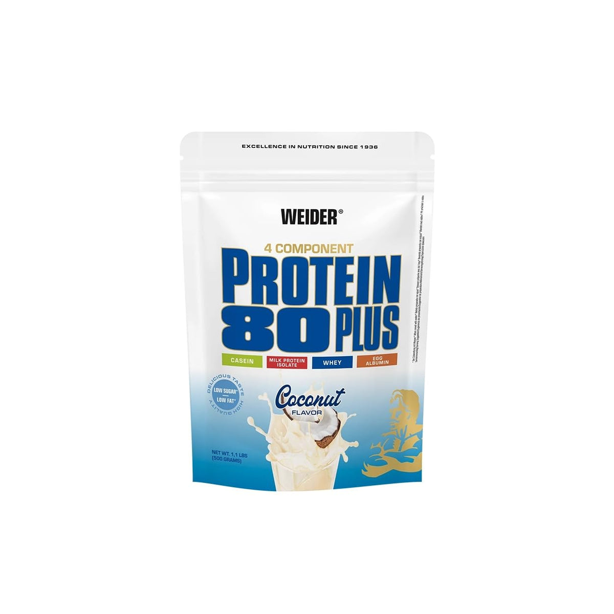 Weider Protein 80 Plus, 500g, Coconut - WN-30195