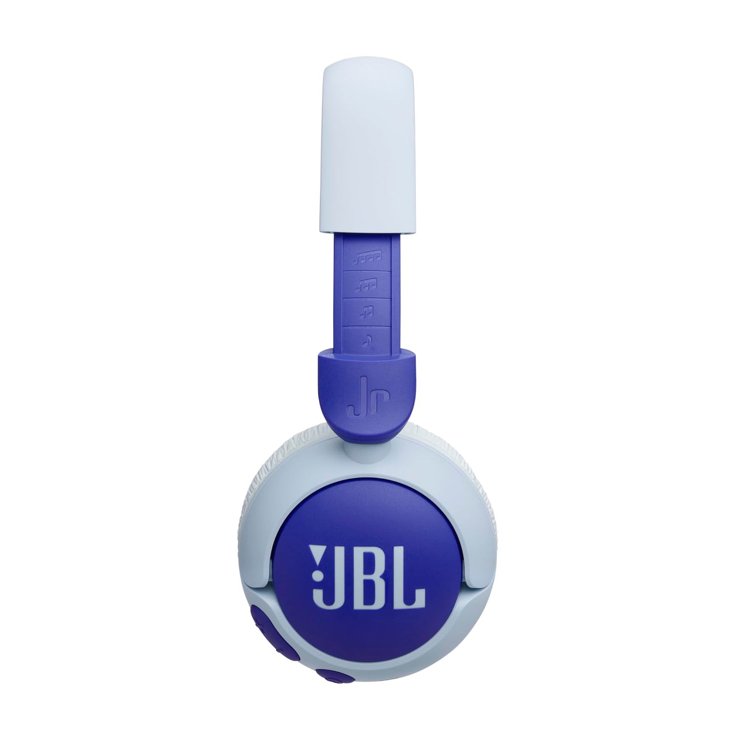JBL Junior 320 BT, wireless on-ear Bluetooth headphones with built-in microphone for children, 50 h playback, JBL Safe Sound, low volume, easy to use and sticker set, blue - JBLJR320BTBLU