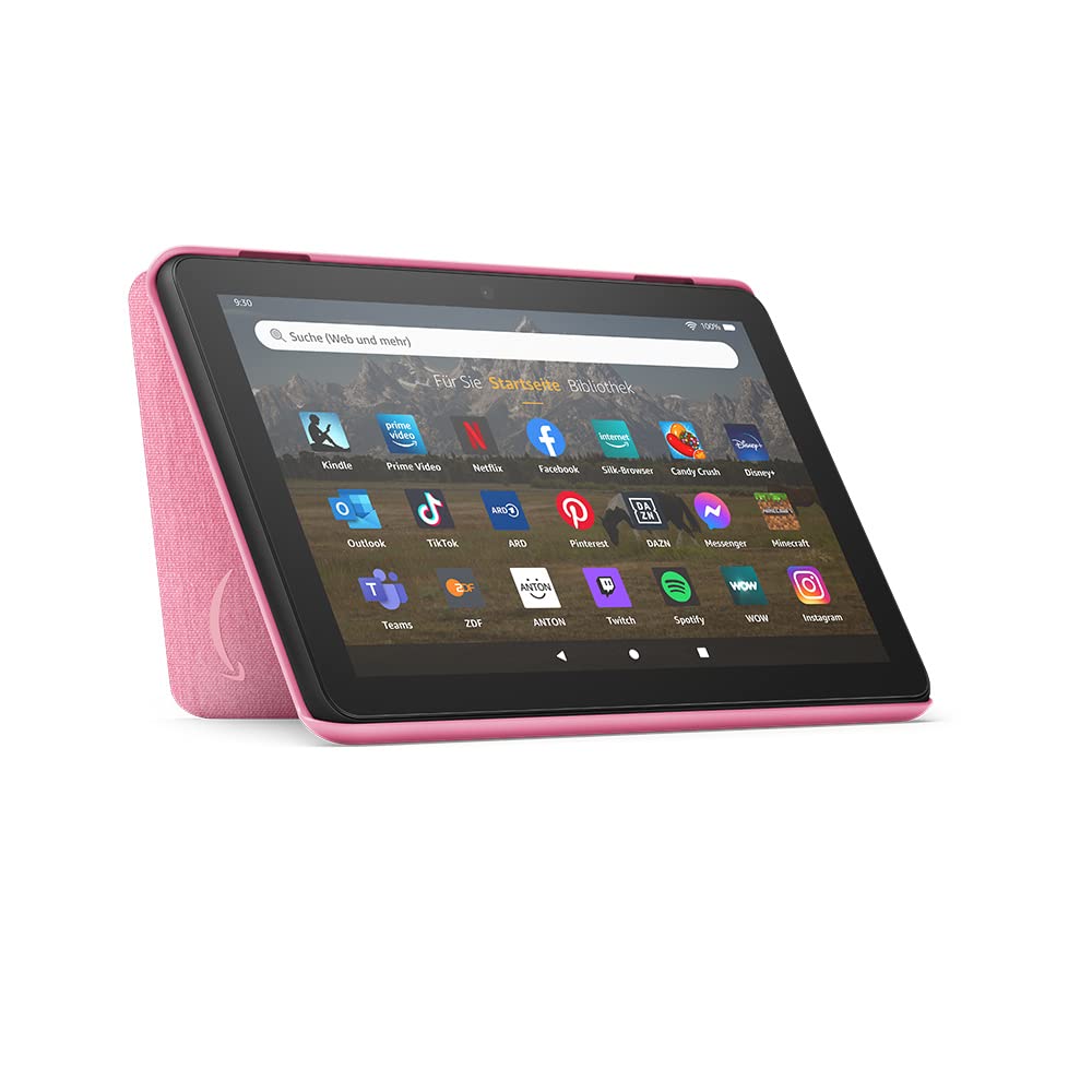 Amazon Case for Fire HD 8 Tablet (Compatible with 12th Generation Tablets Only, 2022), Pink - 53-028577
