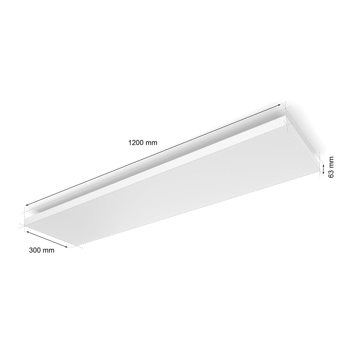Philips Hue Datura Panel Light, 30 x 120 cm, Rectangular - 8720169277731