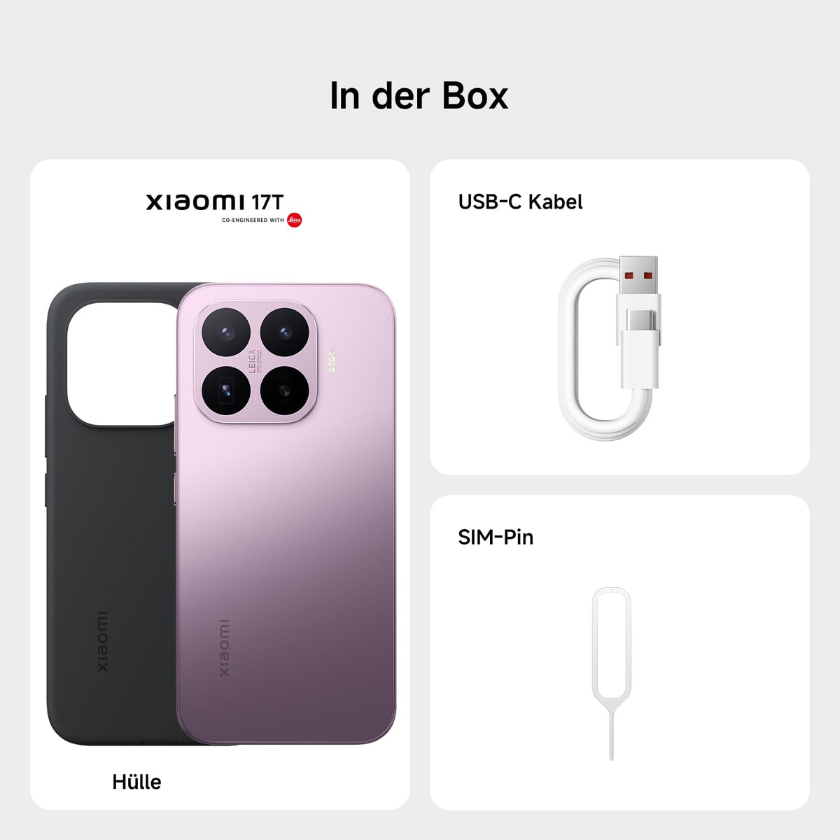 XIAOMI 17T Smartphone 12+256GB, 6500mAh Battery, Leica 5X Telecamera, Violet