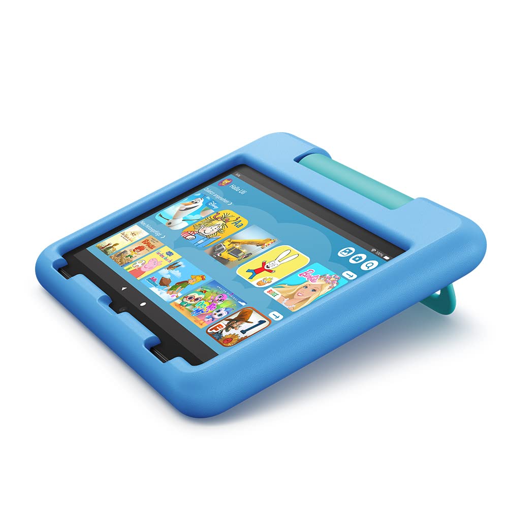 Amazon child-friendly case for the Fire HD 8 tablet (only compatible with 12th generation, 2022), blue - 53-028582