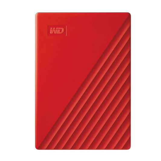 WD My Passport hard disk externă 2 TB (stocare mobilă, design subțire, software descărcabil, backup-uri automate, protecție prin parolă) Roșu - compatibilă și cu PC, Xbox și PS4 - WDBYVG0020BRD-WESN