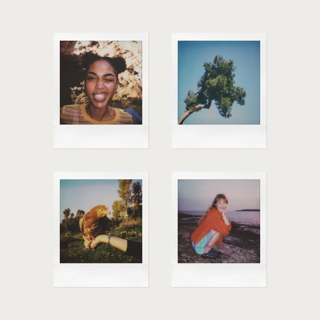 Polaroid - Bundle Instant Camera Go Gen 3 White + Go Color Film (16 Photos) - 006660