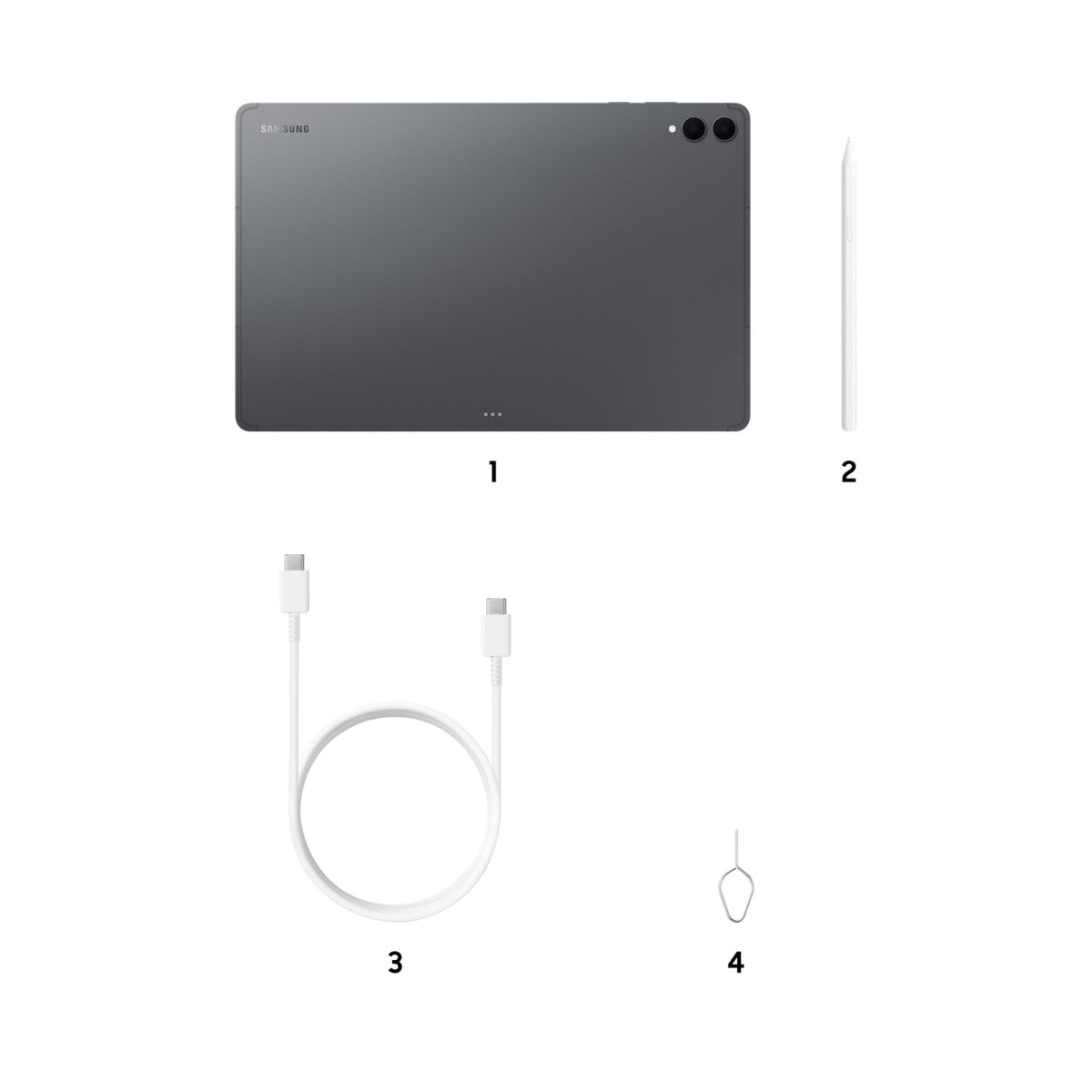 Samsung Galaxy Tab S11 Ultra 5G, AI Tablet, 5G, Lightweight Design, Versatile AI Tools, DeX, 256 GB Storage, 12 GB RAM, Long Battery Life, Gray, 3 Years Manufacturer Warranty [Exclusive on Amazon] - SM-X936BZAREUB