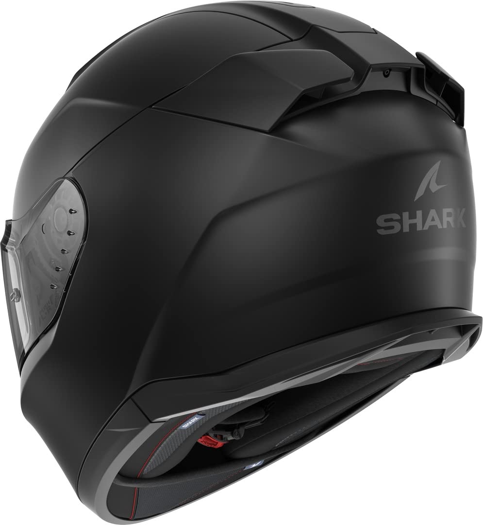 SHARK Unisex D-skwal 3 Integralhelme Motorrad, Schwarz, M EU - HE0900EKMA