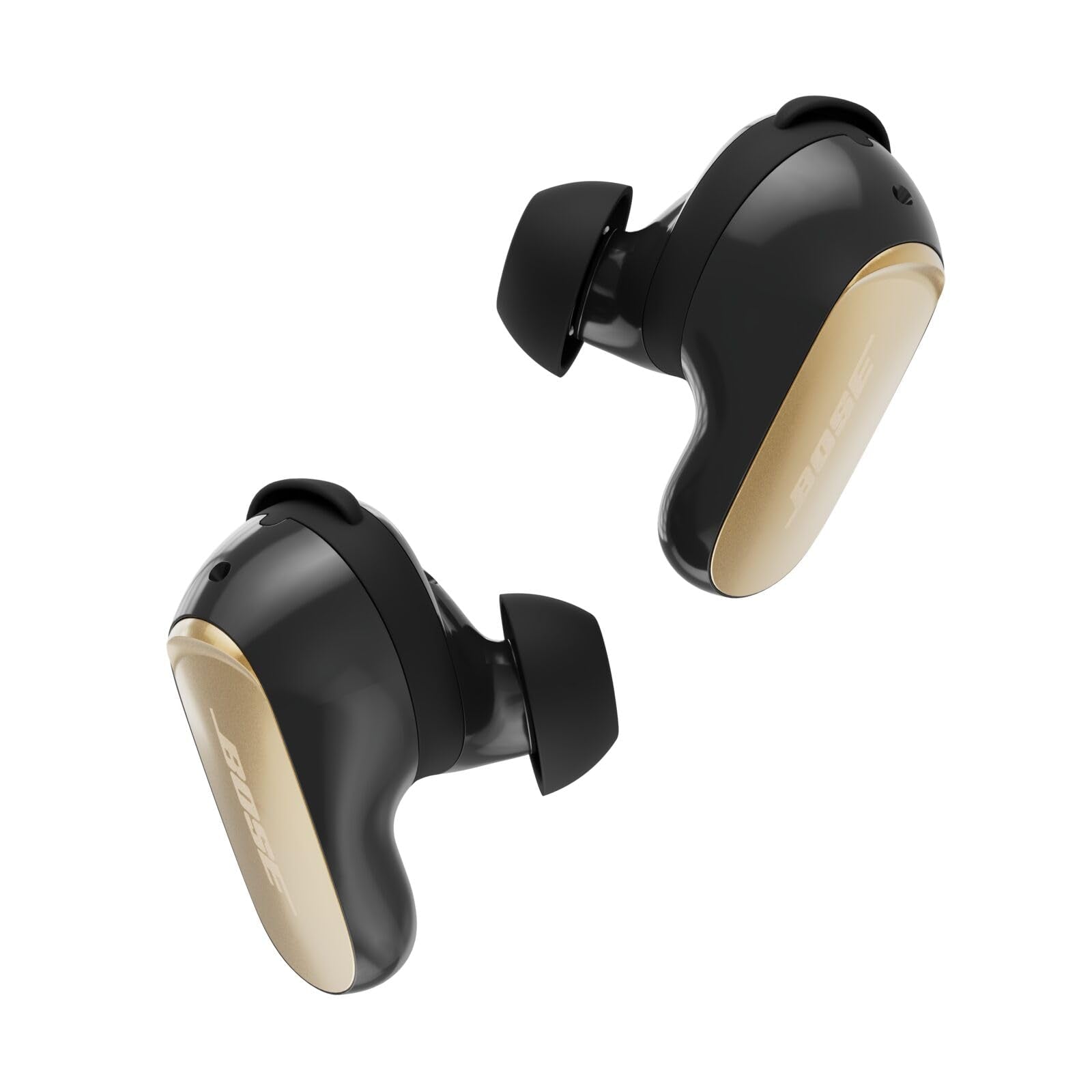 Bose QuietComfort Ultra Bluetooth Earbuds (2nd Gen), wireless noise canceling earbuds, up to 6 hours of battery life, IPX4 protection, 360 degree sound, deep bass, Desert Gold - Limited Edition - 896637-0040