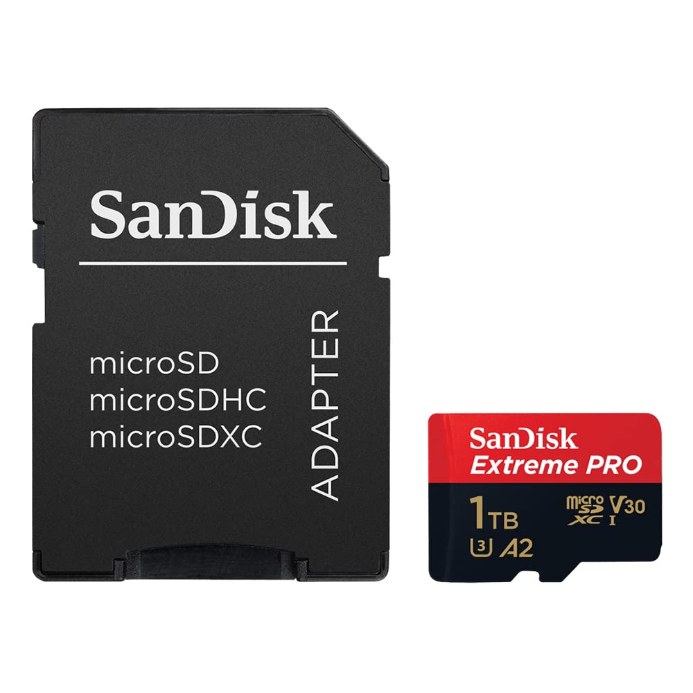 SanDisk Extreme PRO microSDXC UHS-I memory card 1 TB + - SDSQXCD-1T00-GN6MA