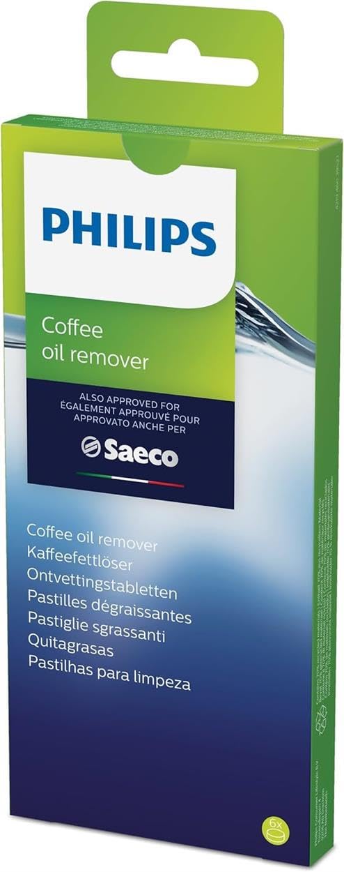 Philips Original CA6704/10 coffee grease remover, 6 tablets for Philips, Saeco and other fully automatic coffee machines