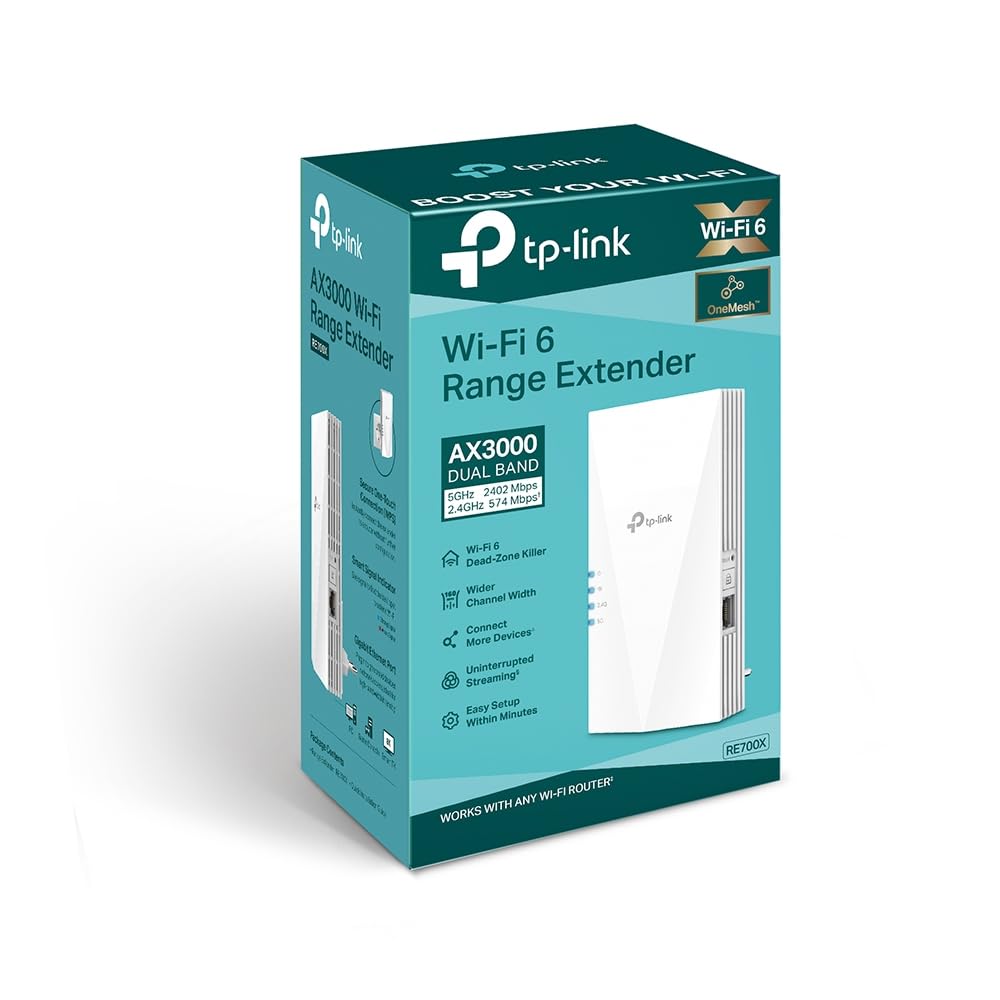 TP-Link RE700X WiFi 6 WLAN amplifier repeater AX3000