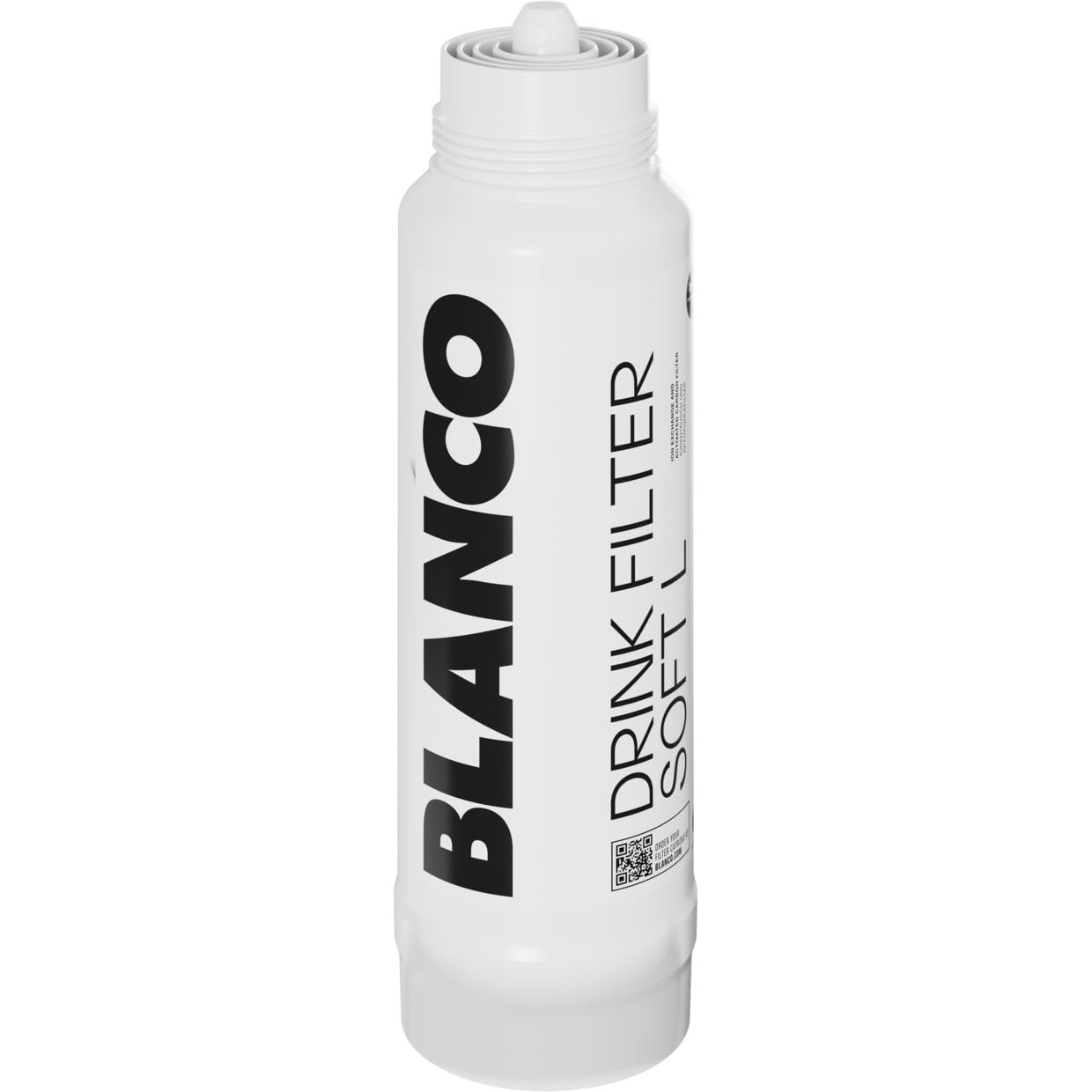 BLANCO Drink Filter Soft L | Less lime. More flavor | Suitable for: Fontas II, drink.filter, drink.hot | Anti-limescale filter cartridge | Optimizes drinking water | Filter capacity: 1800 liters at 12 °dTH - 525273