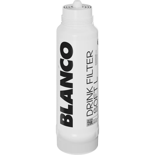 BLANCO Drink Filter Soft L | Less lime. More flavor | Suitable for: Fontas II, drink.filter, drink.hot | Anti-limescale filter cartridge | Optimizes drinking water | Filter capacity: 1800 liters at 12 °dTH - 525273