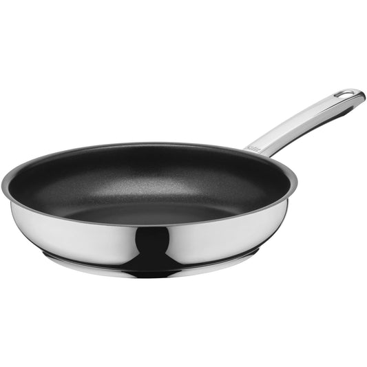 Silit Calabria tigaie 24 cm inducție, tigaie din oțel inoxidabil acoperit, mâner din oțel inoxidabil, strat antiaderent, rezistentă la cuptor până la 260 de grade, potrivită pentru toate plitele, pentru prăjire delicată - 2110301769