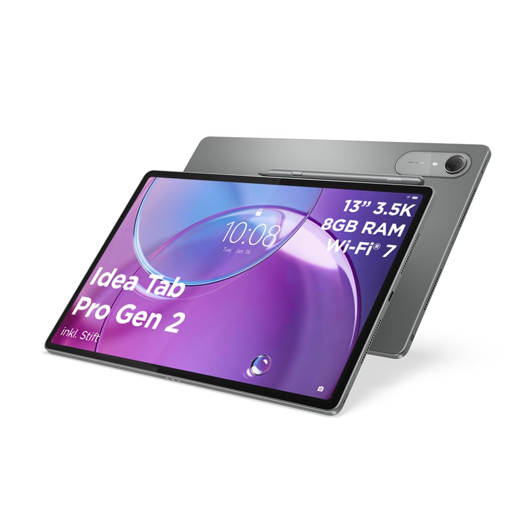 Lenovo Idea Tab Pro Gen2 | Tablet | QIRA | 13" | 8GB | 128GB | Android | Gray - ZAHD0202DE
