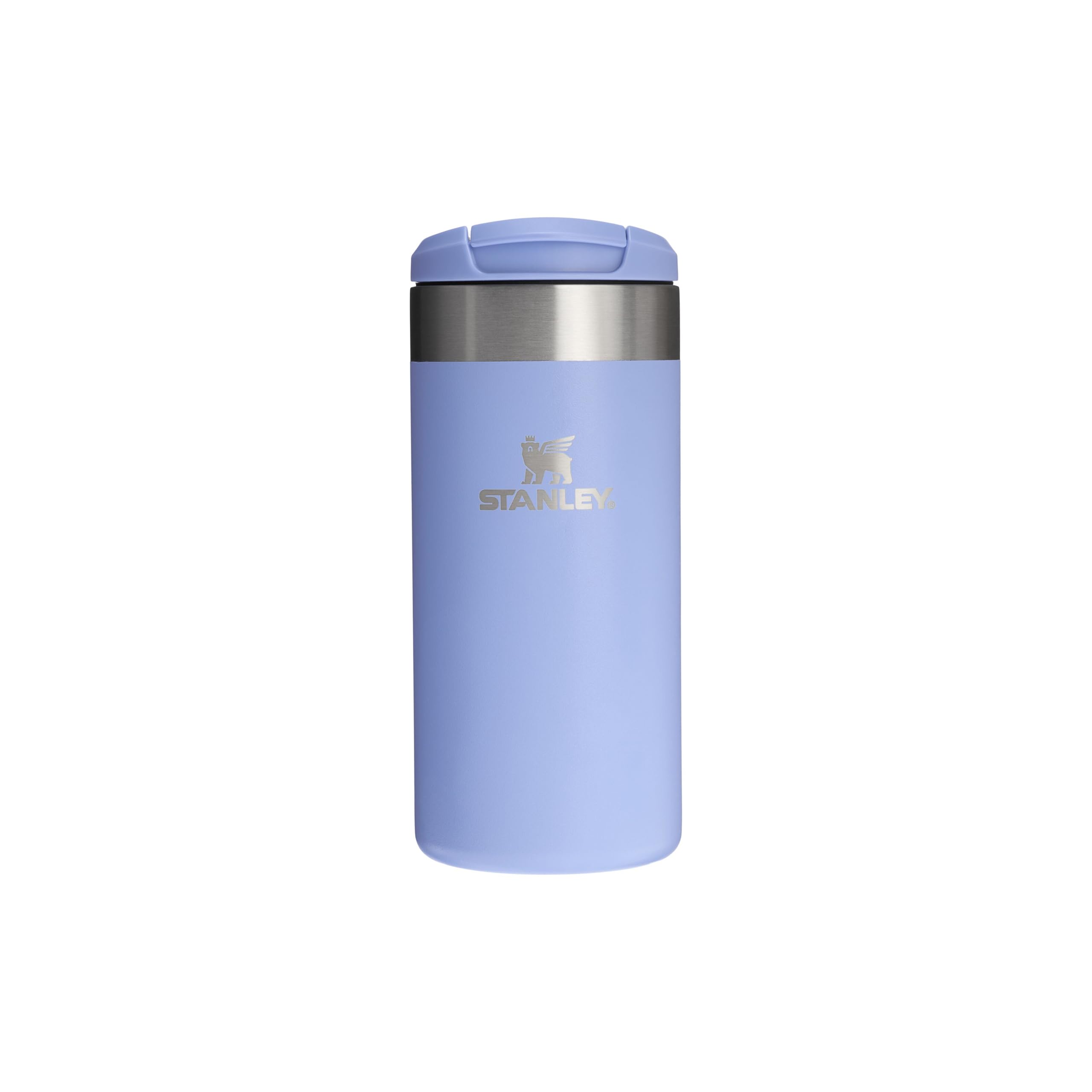 Stanley 1913 Aerolight Transit Thermo Mug 0.35L - Keeps Hot for 4 Hours - Dishwasher Safe - Coffee Mug To Go Leak-Proof - Compatible with Common Car Drink Holders - Hydrangea - 100000108084