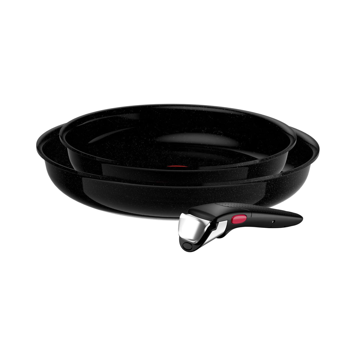 Tefal Ingenio Explore On 3-piece Frying Pan Set, Black, L2679102
