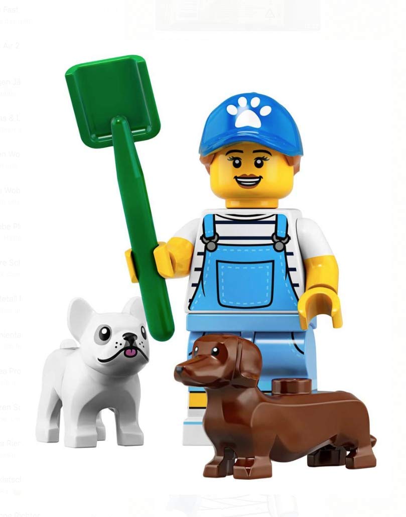 Mini Figure Lego Series 19 71025 #9 Dog Babysitter Chief