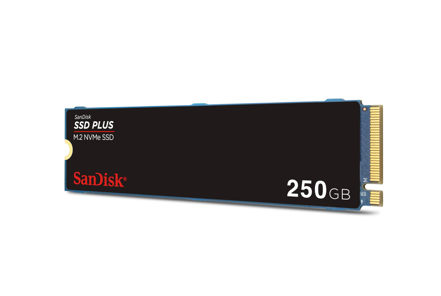 SanDisk SSD PLUS M.2 NVMe SSD 250GB (M.2 2280, PCIe Gen 3.0, Easy Installation, Western Digital Dashboard, 3 Year Warranty) - SDSSDA3N-250G-G26