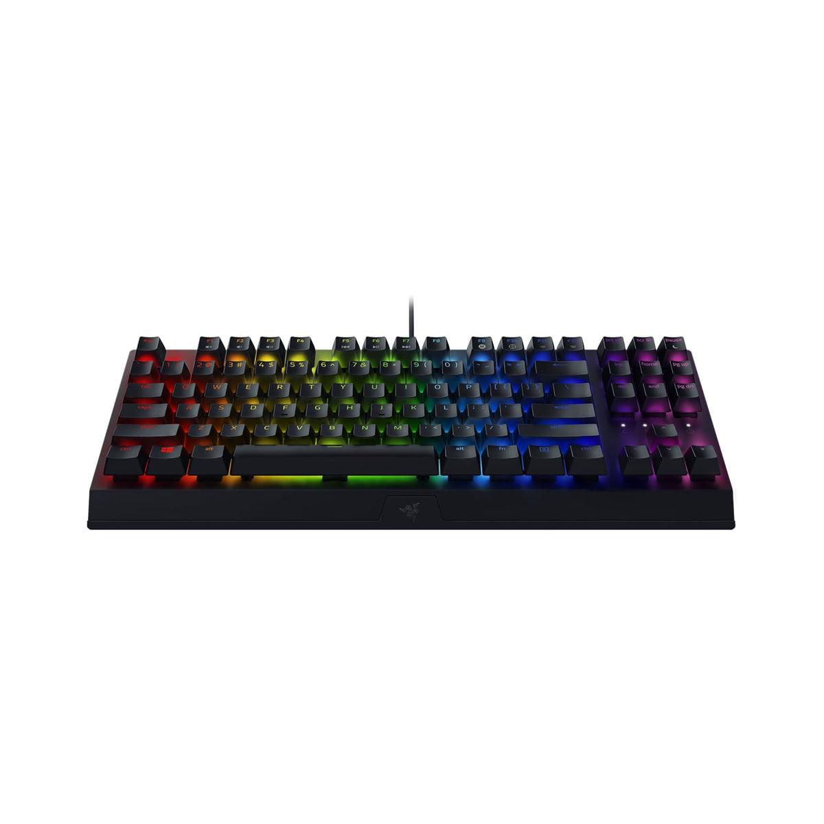Razer BlackWidow V3 Tenkeyless (Yellow Switch) - Tastatur mecanică pentru gaming fără bloc numeric (Switch-uri mecanice silențioase, compactă, taste complet programabile) layout QWERTY US | Negru - RZ03-03491800-R3M1