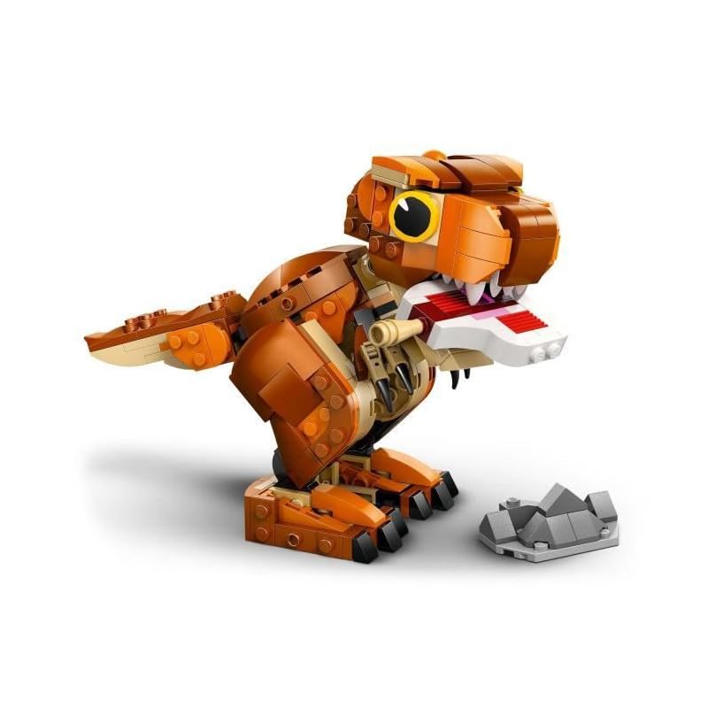 LEGO Jurassic World Little Eatie: T.Rex, building toy for boys and girls aged 7 and up, building set with dinosaur, gift for children, model with movable mouth, head and tail 76967