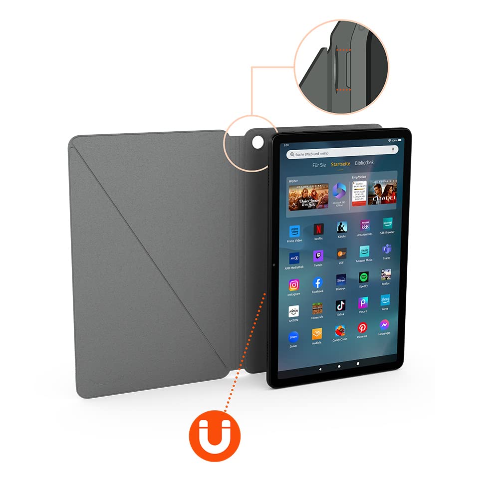 Slim case with magnetic attachment for Amazon Fire Max 11 (only compatible with 13th generation tablets, 2023) - 53-032933