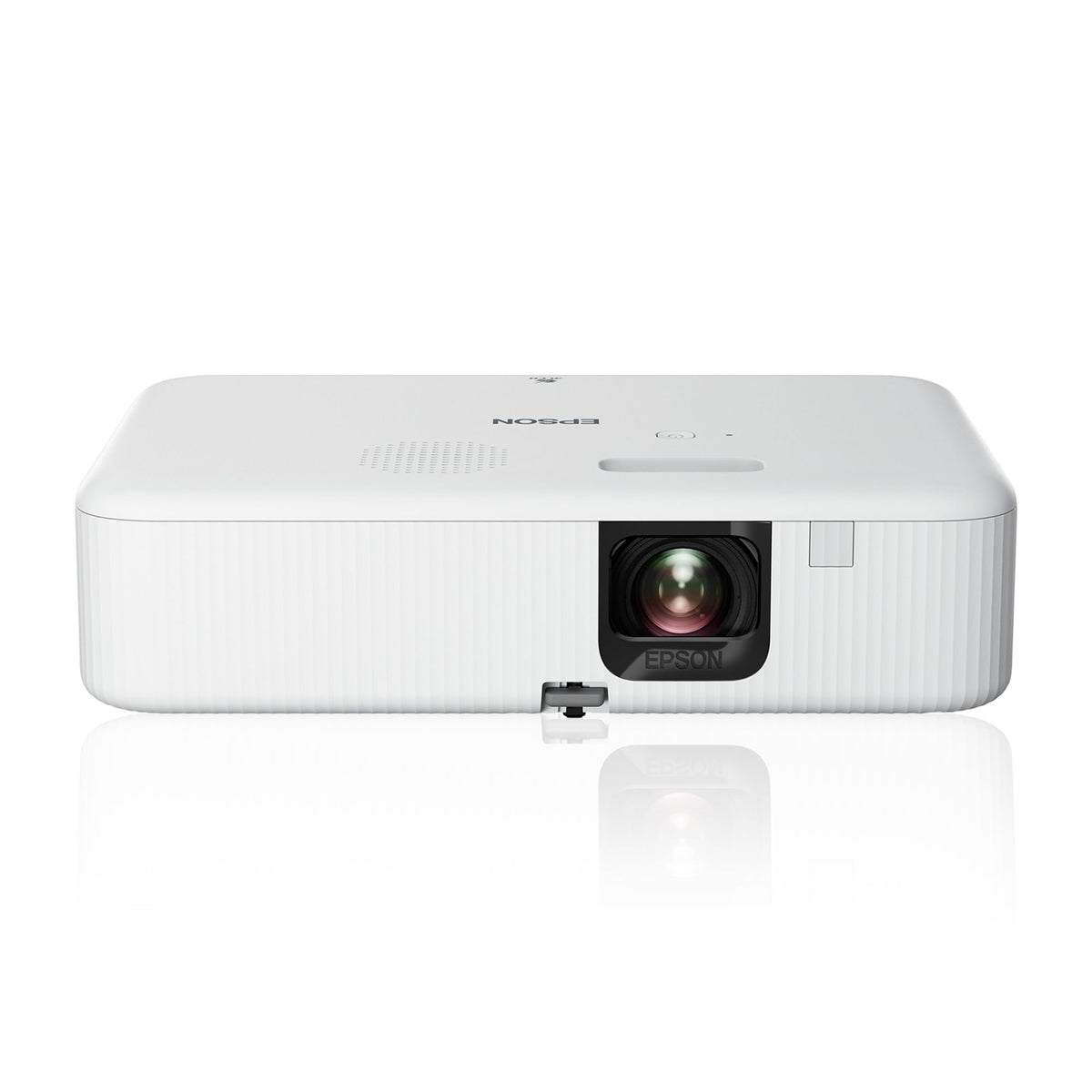 Epson CO-FH02 | Full HD 1080p Smart TV Projector | Android TV | 3LCD | 3,000 ANSI Lumens | 391" Projection Size | Easy Setup | Keystone Correction | HDMI | For Home and Office | White - V11HA85040