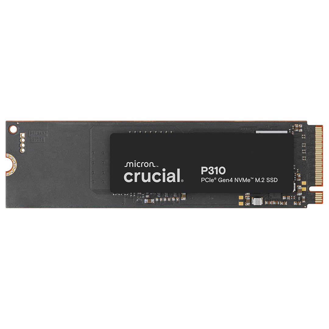 Crucial P310 SSD 500GB M.2 2280 PCIe Gen4 NVMe, up to 6,600 MB/s, gaming for laptop and desktop PC, internal hard drive - CT500P310SSD801