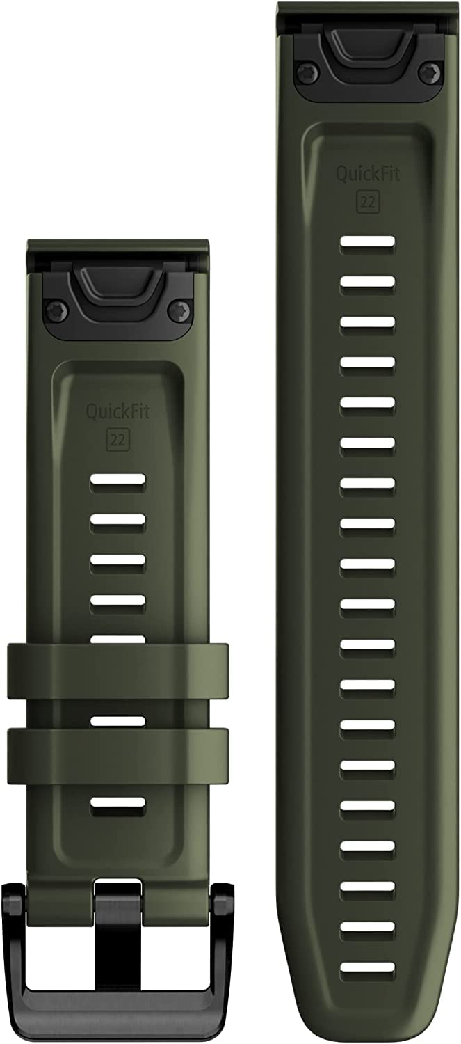 Garmin Quickfit-Brățară 22 mm, Silicon, Verde mușchi - 010-13111-03
