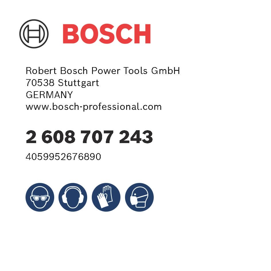 Bosch 1x PRO SDS plus-5X Hammer Drill, 30×200×250 mm - 2608707243