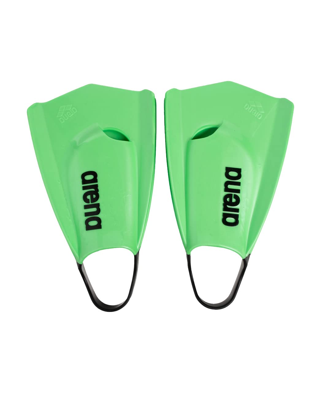 arena Powerfin Pro II swimming pool training fins, swimming fins for adults, fins made of 100% silicone, comfortable short fins for the swimming pool - 006151-130-12.5-13.5