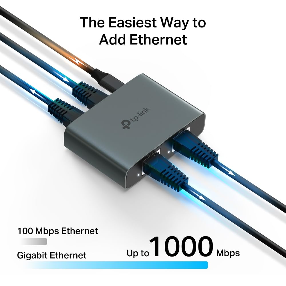 TP-Link EH310 LAN Splitter 1 to 3 (Gigabit Ethernet Splitter)