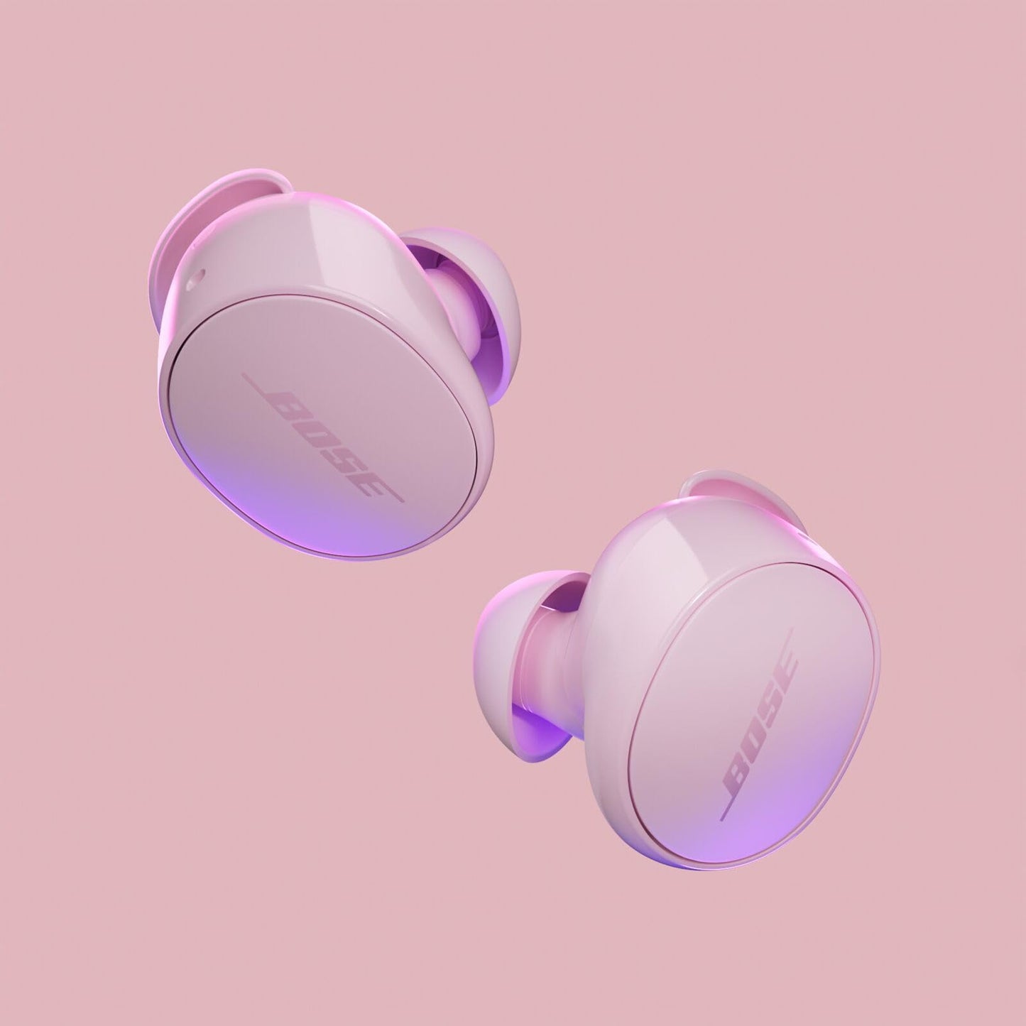Bose QuietComfort Wireless Noise Canceling Earbuds, Lifestyle Bluetooth Earbuds for Sports and More with Active Noise Canceling, Up to 8.5 Hour Battery Life, Petal Pink - Limited Edition - 888507-0600