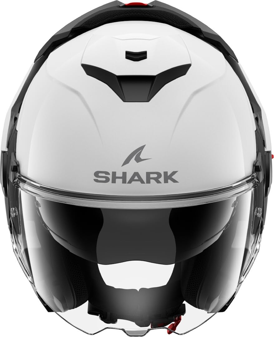 SHARK, Casca modulară pentru motocicletă OXO BLANK Pearly White W05, XXL - HE8700EW05XXL