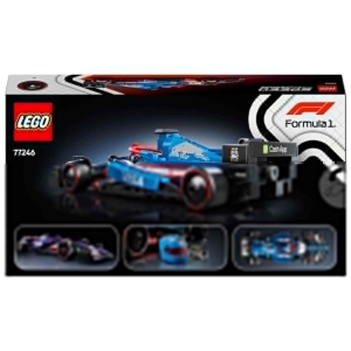 LEGO Speed Champions Visa Cash App RB VCARB 01 F1 racing car - building set with collectible Formula 1 minifigure - buildable model and collector's item - gift for adults and motorsport fans 77246