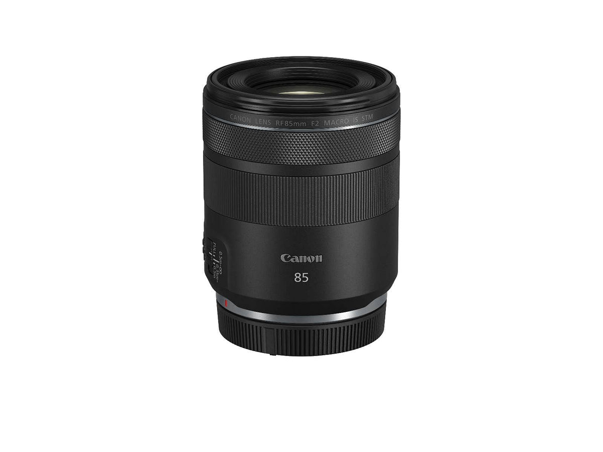 Canon RF 85mm F2 Macro is STM Portrait Lens for Canon EOS R Series (0.5x Macro Magnification, 5-Stop Image Stabilizer, 9-Blade Iris Diaphragm, Quiet STM Motor, Wide Angle Lens) Black