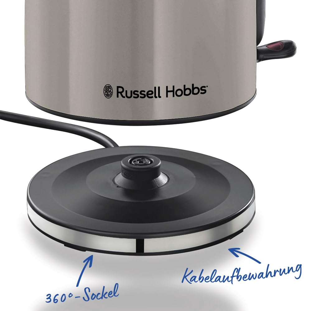 Russell Hobbs Fierbător de apă Colours Plus Mocha, 1,7 l, 2400 Watt - 28511-70
