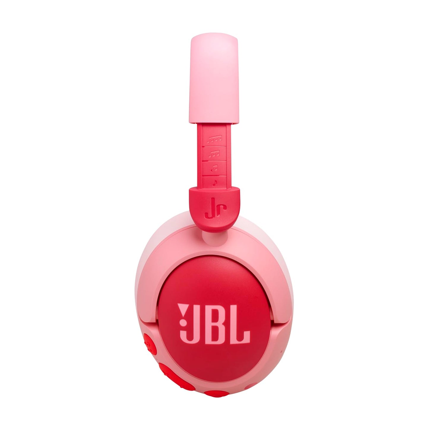 JBL Junior 470 NC, wireless over-ear Bluetooth headphones with active noise canceling for children, microphone, 50 h playback, JBL Safe Sound, low volume, simple operation and stickers, pink - JBLJR470NCPIK