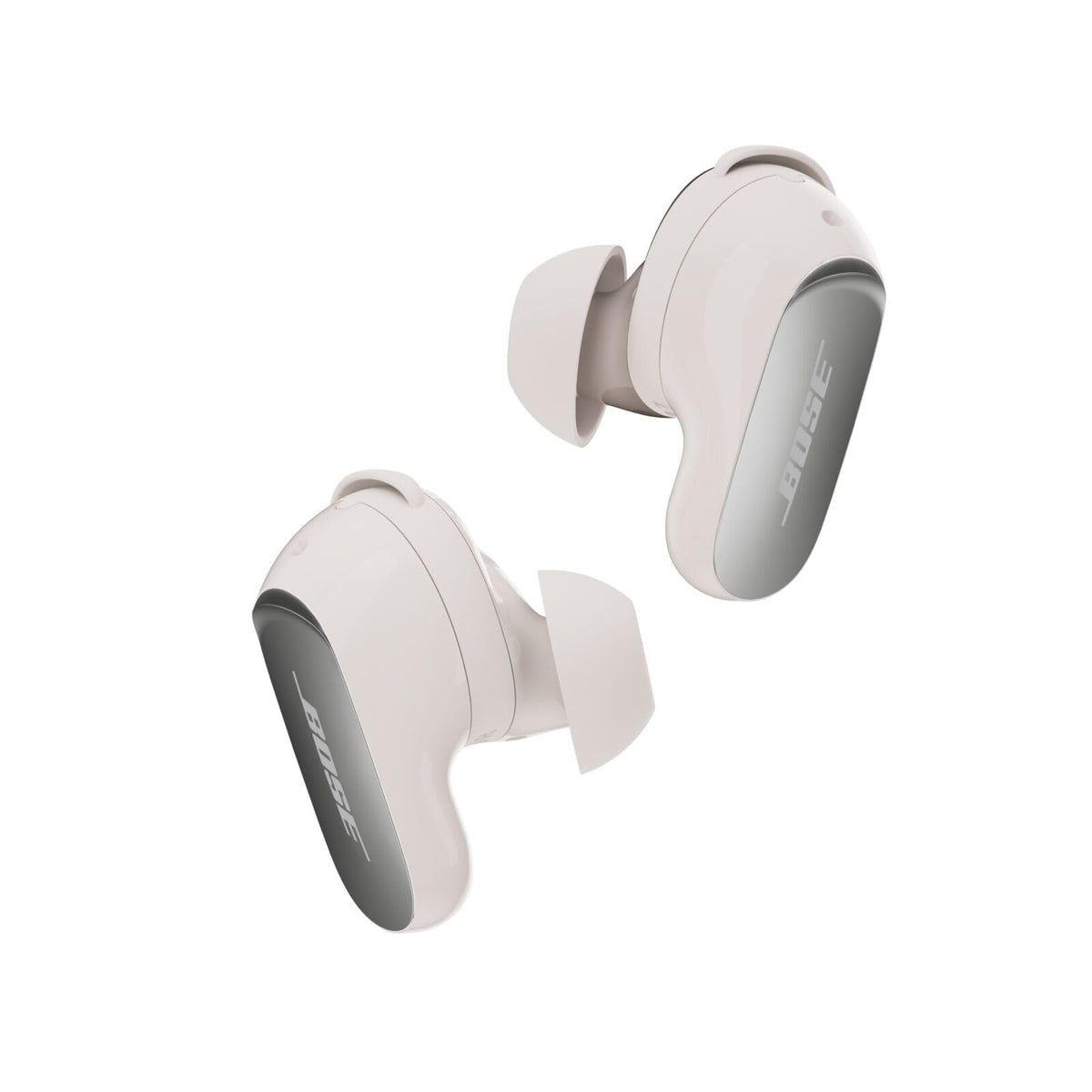 Bose QuietComfort Ultra Bluetooth Earbuds (2nd Gen), Wireless Noise Canceling Earbuds, Up to 6 Hours Battery Life, IPX4 Rating, 360 Degree Sound, Deep Bass, Smoke White - 896637-0020