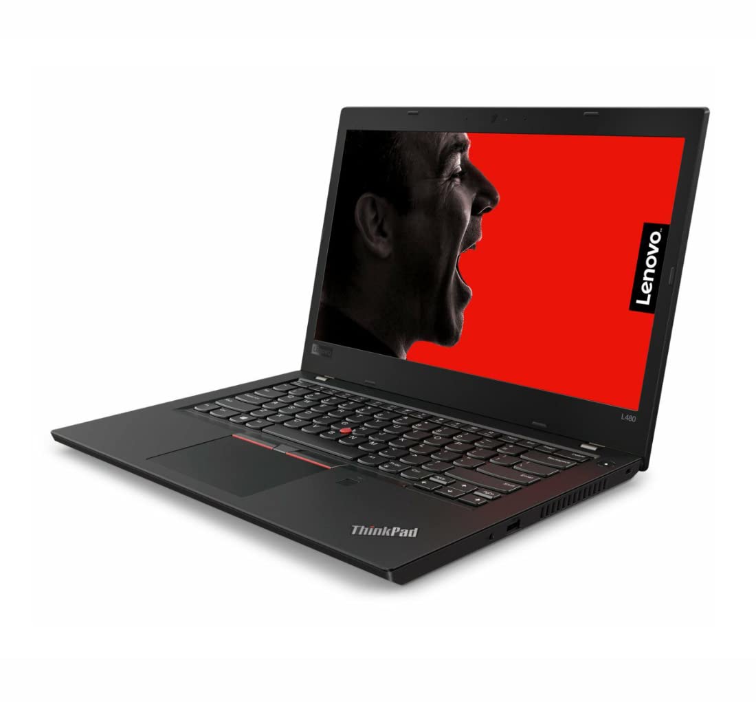 Lenovo ThinkPad L480 14 Inch 1920×1080 Full HD Intel Core i5 8250U 256GB SSD Hard Drive 8GB Memory Windows 11 Pro Webcam Notebook Laptop (Refurbished) - 10007105
