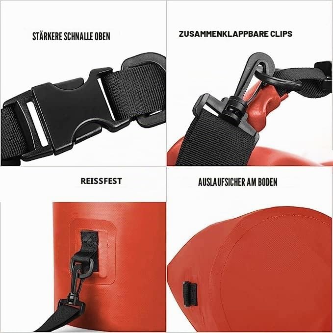 Unigear geantă impermeabilă, rezistentă la apă, pentru drumeții, caiac, pescuit, rafting, camping, schi, cu omagiu gratuit - MDN01187