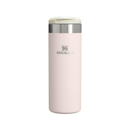 Stanley 1913 Aerolight Transit Thermo Mug 0.47L - Keeps Hot for 6 Hours - Dishwasher Safe - Coffee Mug To Go Leak-Proof - Compatible with Common Car Drink Holders - Thermos Flask - Rose - 100000107946