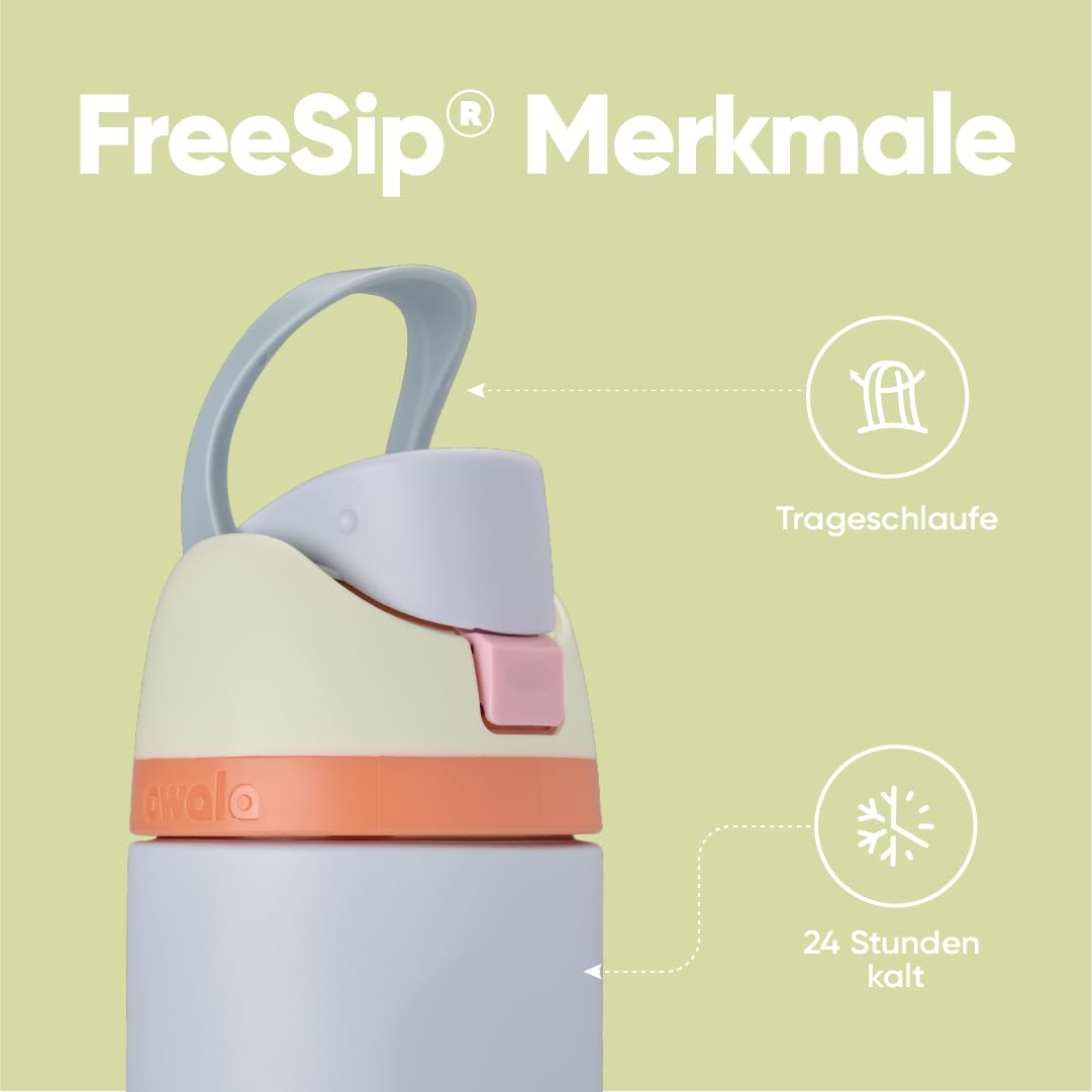 Owala FreeSip Insulated Stainless Steel Drinking Bottle with Straw, 710ml - BPA Free, Ideal for Sports, Fitness, Outdoor and Travel, Beach House - C08178