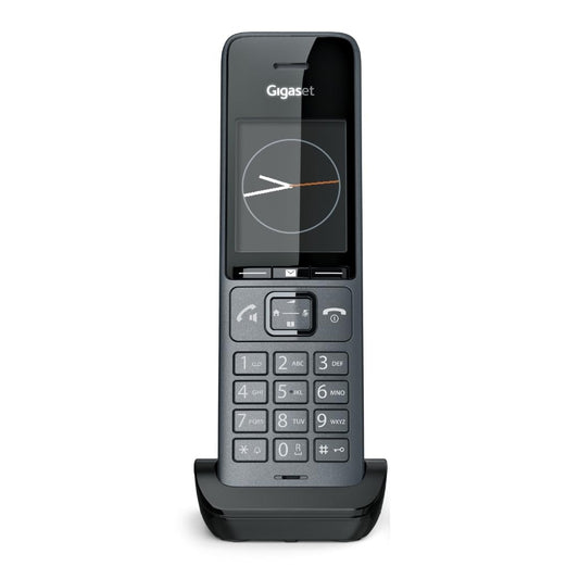Gigaset COMFORT 520HX - DECT handset with charging cradle - Cordless telephone for router and DECT base, titanium black [Compatible in DE, IT, FR, NL, BE, CHE, AUT] [Without base]