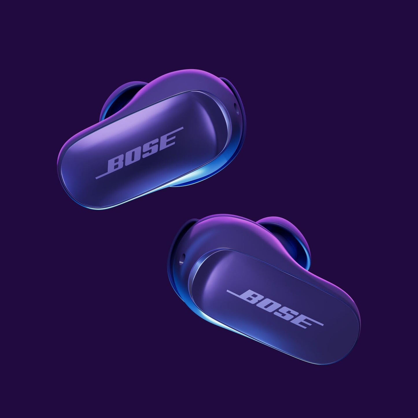 Bose QuietComfort Ultra Bluetooth Earbuds (2nd Gen), Wireless Noise Canceling Earbuds, Up to 6 Hour Battery Life, IPX4 Rating, 360 Degree Sound, Deep Bass, Dark Purple - Limited Edition - 896637-0050