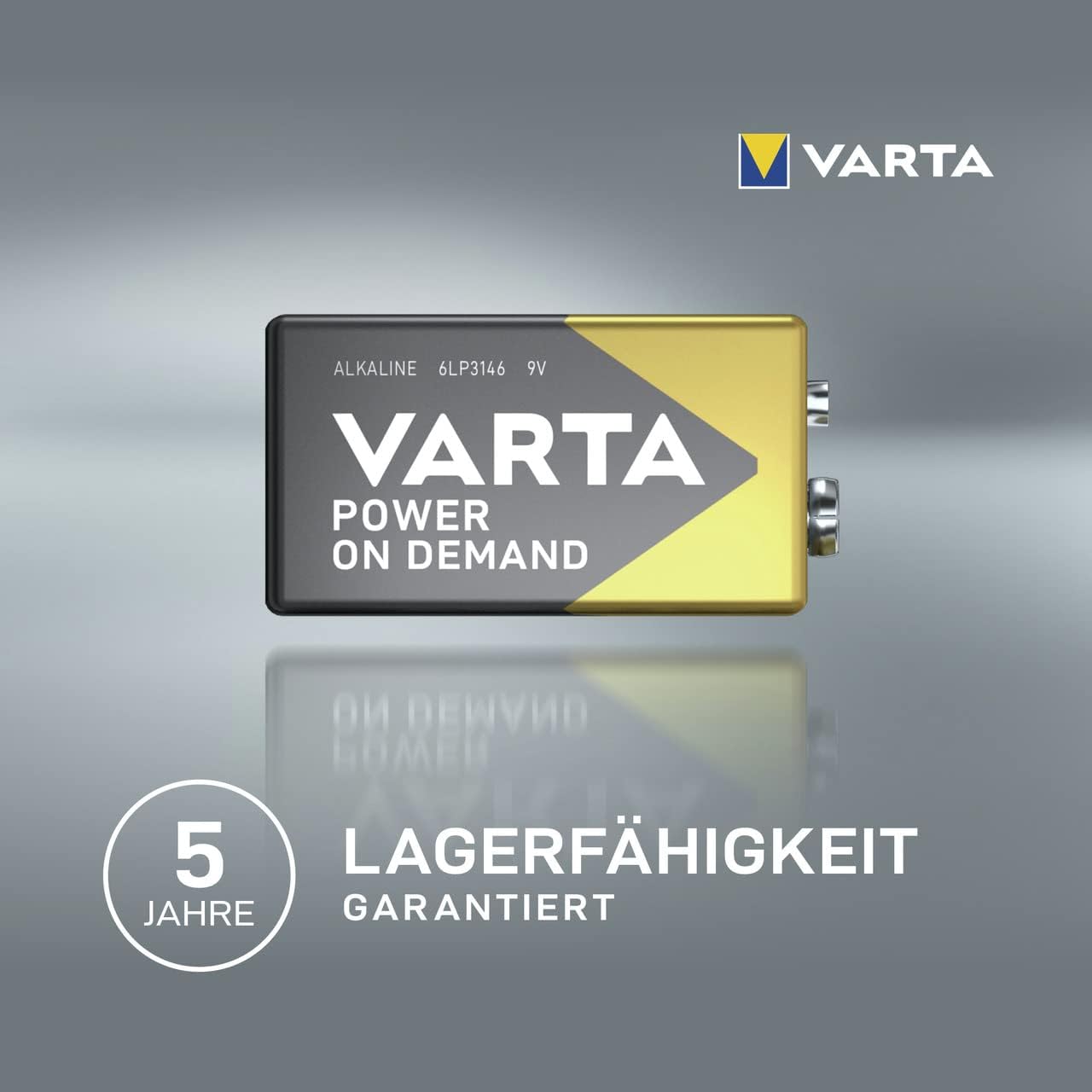 Varta batteries 9V block batteries, 20 pieces, power on demand, alkaline, storage pack, smart, flexible, powerful, suitable for smoke detectors, fire and fire alarms - 402