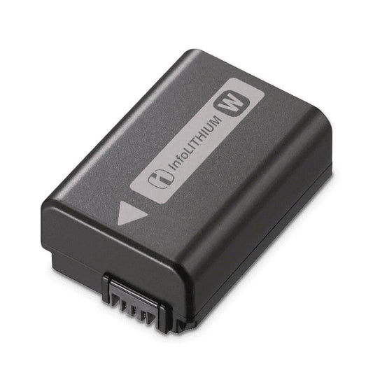 Sony NP-FW50 battery - original lithium-ion battery for Alpha A600 series (e.g. A6400) and ZVE10 - high capacity, long running time, quick charging