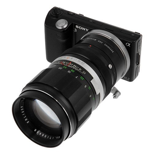 Fotodiox Pro Lens Mount Adapter Compatible with Miranda (Mir) Lenses on Sony E-Mount Cameras - MIR-SnyE-Pro