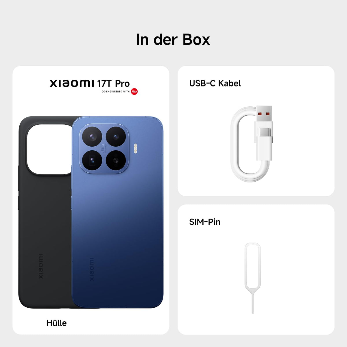 XIAOMI 17T Pro Smartphone 12+512GB, 7000mAh, Leica 5X Telekamera, Deep Blue